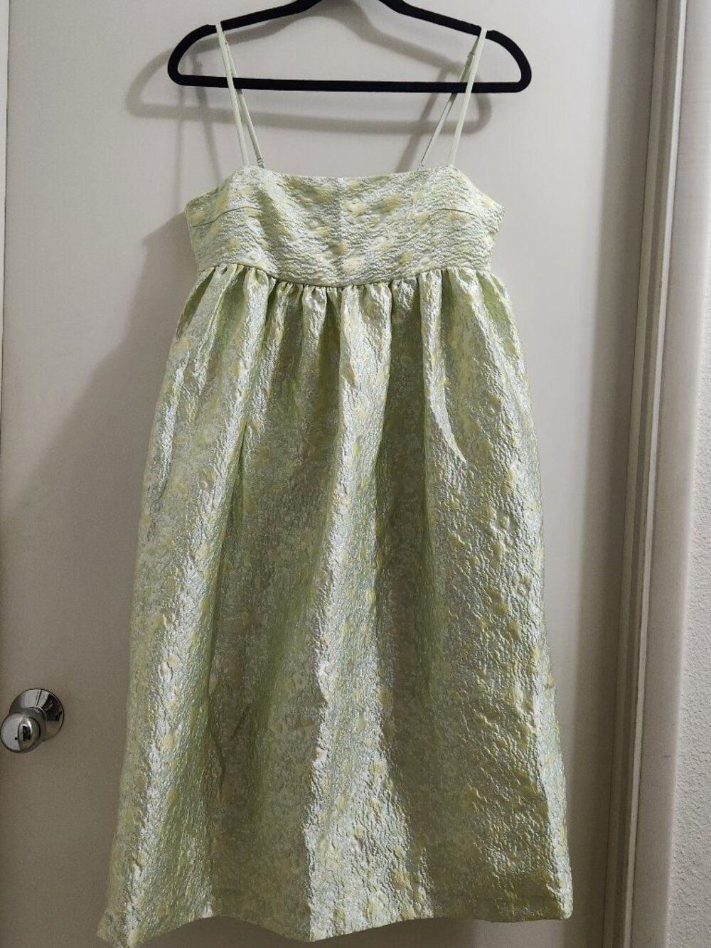 ANTHROPOLOGIE Mare Mare Square-Neck Babydoll Midi Dress - Picture 2 of 15
